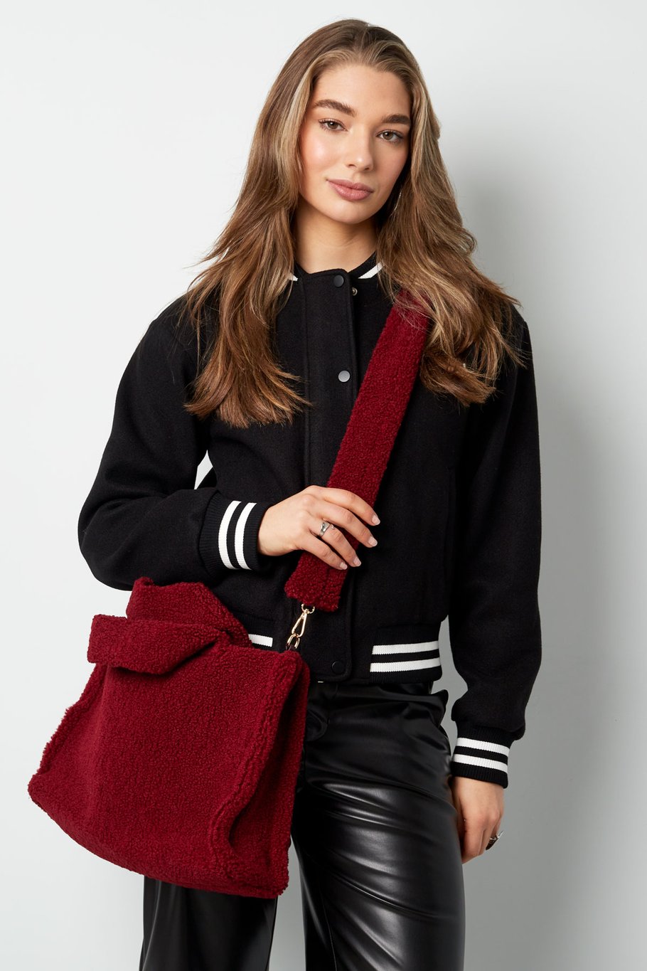 Fluffy Teddy bag - white h5Picture4